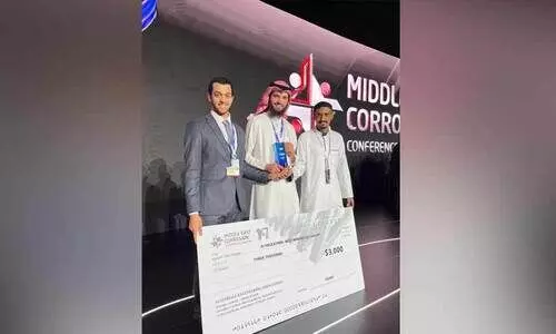 സൗദിയിൽ നടന്ന ഹാക്കത്തോണിൽ ‘മികച്ച നൂതന ആശയം’ പുരസ്കാരം കരസ്ഥമാക്കി എ.എസ്.യു വിദ്യാർഥികൾ