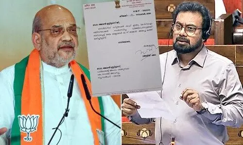ബ്രിട്ടാസിന് മലയാളത്തിൽ കത്തയച്ച് അമിത് ഷാ; ഭാഷാ വിവാദത്തിനിടെ പുതിയ തന്ത്രവുമായി കേന്ദ്രമന്ത്രി