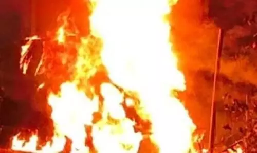 മദീനയിൽ ഉംറ ബസ് കത്തി നാൽപതോളം പേർ മരിച്ചു