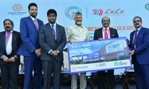 വി​ശാ​ഖ​പ​ട്ട​ണം ലു​ലു മാ​ൾ നി​ർ​മാ​ണ​ത്തി​ന്​ ഔ​ദ്യോ​ഗി​ക തു​ട​ക്കം