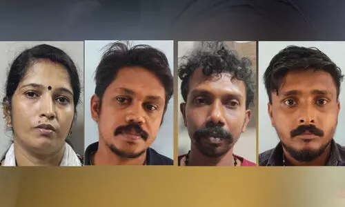 ഹ​ണി ട്രാ​പ്പി​ൽ യു​വ വ്യ​വ​സാ​യി​യു​ടെ ആ​ത്മ​ഹ​ത്യ; യു​വ​തി​യും ഭ​ര്‍ത്താ​വു​മ​ട​ക്കം നാ​ലു​പേ​ര്‍ അ​റ​സ്റ്റി​ൽ