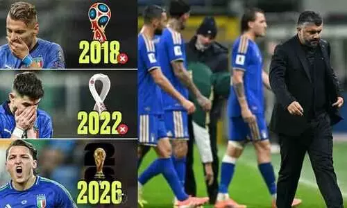 അയോഗ്യതയിൽ ഇറ്റലി ഹാട്രിക് അടിക്കുമോ..? ​േപ്ലഓഫും എളുപ്പമല്ല; ​ലക്ഷ്യം​ കഠിന കഠോരം