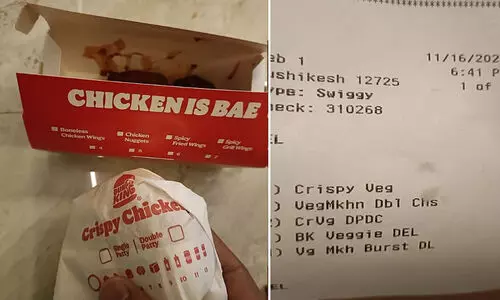 സ്വിഗ്ഗിയിൽ ഓർഡർ ചെയ്തത് വെജിറ്റേറിയൻ വിഭവം , കിട്ടിയത് ക്രിസ്പി ചിക്കനും; സ്വിഗ്ഗി കസ്റ്റമർ സർവീസിനെതിരെ ശക്തമായ വിമർശനം