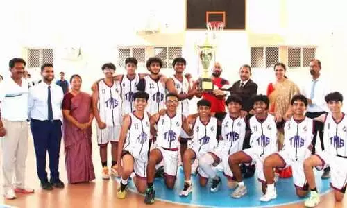 ബാ​സ്‌​ക​റ്റ്‌​ബാ​ൾ ടൂ​ർ​ണ​മെ​ന്‍റി​ൽ മി​ല്ലേ​നി​യം സ്‌​കൂ​ൾ ജേ​താ​ക്ക​ൾ