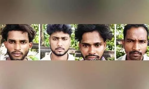 25 കിലോ കഞ്ചാവുമായി നാലുപേർ പിടിയിൽ