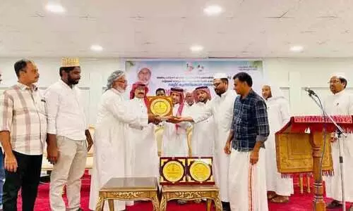 യാ​ത്ര​യ​യ​പ്പും സ​മ​സ്ത നൂ​റാം വാ​ർ​ഷി​ക സ​മ്മേ​ള​ന പ്ര​ചാ​ര​ണ​ം