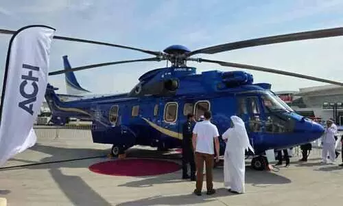 ദു​ബൈ എ​യ​ർ ഷോ​യി​ൽ തി​ള​ങ്ങി കു​വൈ​ത്ത് സു​ര​ക്ഷ ഹെ​ലി​കോ​പ്ടർ