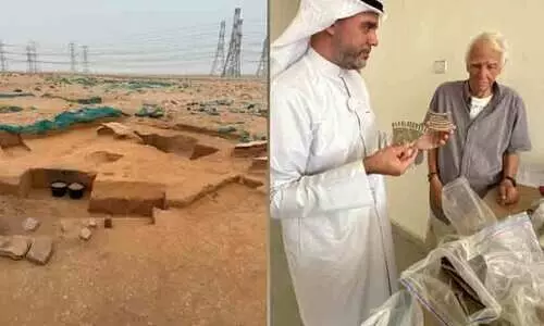 ച​രി​ത്ര​ത്തി​ലേ​ക്ക് ഒ​രു വാ​തി​ൽ; സു​ബി​യ​യി​ൽ 7,700 വ​ർ​ഷം പ​ഴ​ക്ക​മു​ള്ള പു​രാ​വ​സ്തു​ക്ക​ൾ