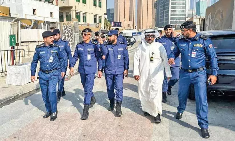 മുബാറകിയ മാർക്കറ്റിൽ സുരക്ഷ ഉറപ്പുവരുത്തി അഗ്നിരക്ഷാസേന