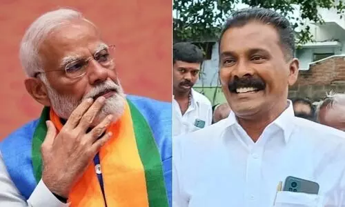 ‘പ്രധാനമന്ത്രി നരകാസുരൻ, മോദി തീർന്നാലേ തമിഴ്നാട് രക്ഷപ്പെടൂ’; വിവാദ പ്രസംഗത്തിൽ ഡി.എം.കെ നേതാവിനെ അറസ്റ്റ് ചെയ്യണമെന്ന് ബി.ജെ.പി