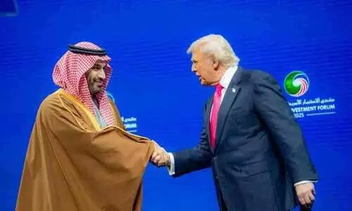 നന്ദി പ്രസിഡൻറ്​! ട്രംപിനോട്​ യാത്ര പറഞ്ഞ് സൗദി​ കിരീടാവകാശി