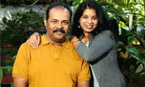 Shibu Thilakan, wife