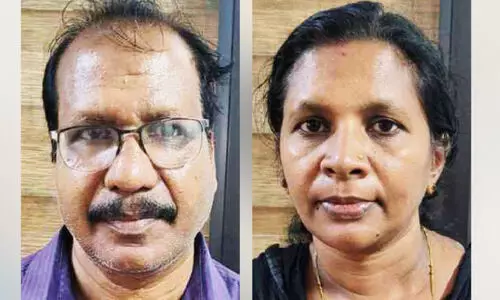 അധ്യാപക ജോലി വാഗ്ദാനം ചെയ്ത് 10 ലക്ഷം തട്ടിയ ദമ്പതികൾ അറസ്റ്റിൽ