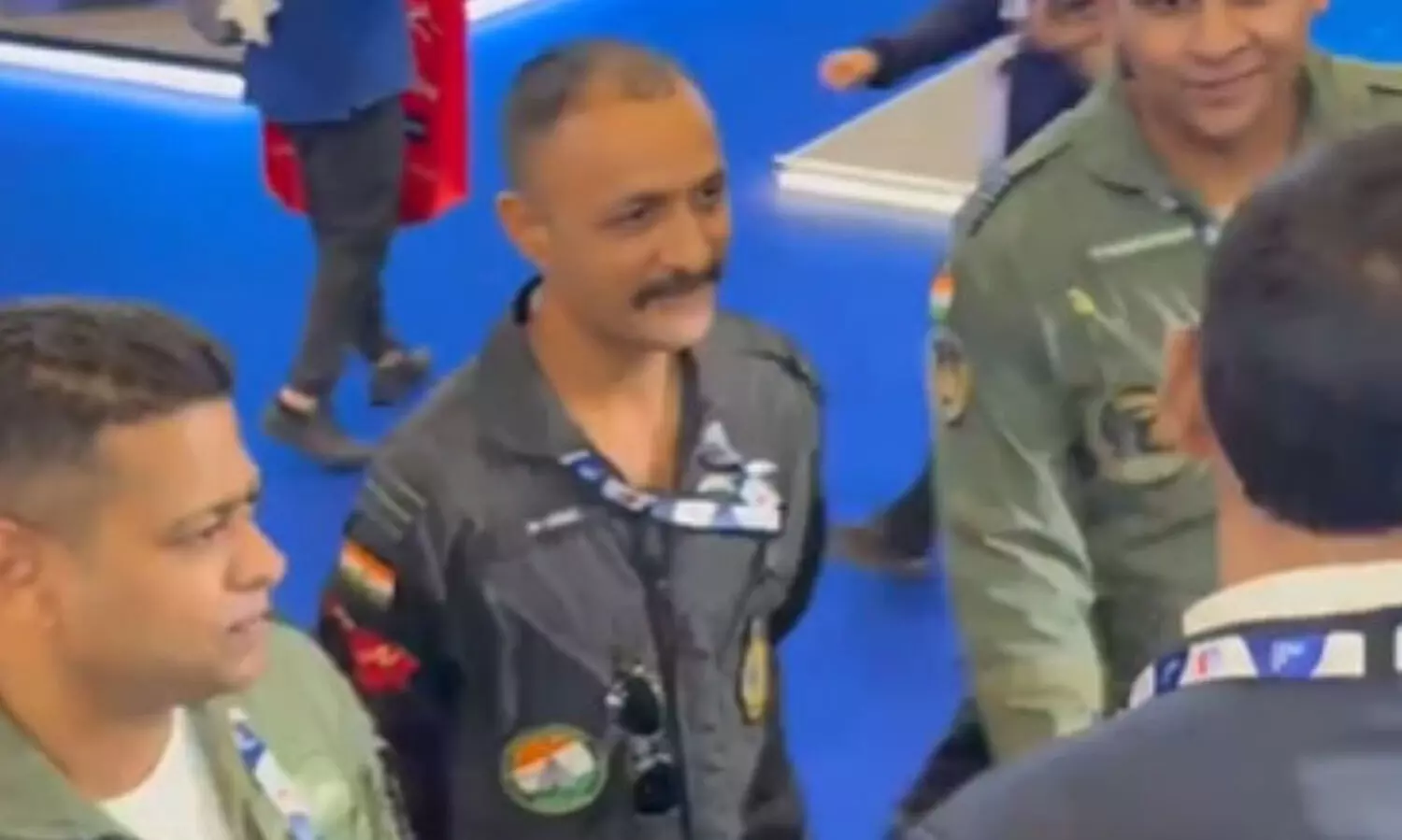 നൊമ്പരമായി തേജസ് അപകടത്തിൽ കൊല്ലപ്പെട്ട വിങ് കമാൻഡറിന്റെ അവസാന ദൃശ്യങ്ങൾ