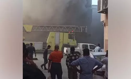 ദമ്മാമിൽ തീപിടിത്തം;കടകൾ കത്തിനശിച്ചു