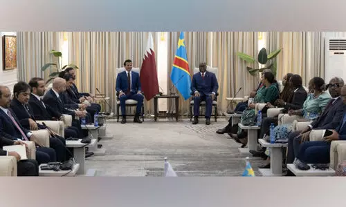 ഖത്തർ അമീർ കോംഗോ പ്രസിഡന്റുമായി കൂടിക്കാഴ്ച നടത്തി