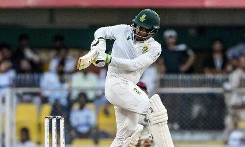 അർധ സെഞ്ച്വറിയുമായി മുത്തുസ്വാ​മി​യുടെ പോരാട്ടം; ഇന്ത്യക്കെതിരെ 300 പിന്നിട്ട് പ്രോട്ടീസ്