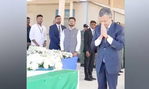 ‘തേജസ്’ അപകടം; പൈലറ്റിന്‍റെ മൃതദേഹം നാട്ടിലേക്ക് കൊണ്ടുപോയി