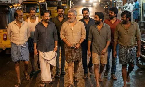 ഒന്നിച്ച് നടക്കാനിറങ്ങി തമിഴിലെ സൂപ്പർ താരങ്ങൾ; ചിത്രങ്ങൾ വൈറൽ...