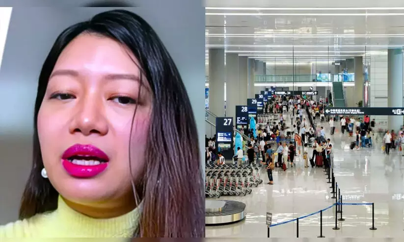 ഇന്ത്യൻ പാസ്പോർട്ട് അസാധുവാണെന്ന് പറഞ്ഞ് അരുണാചലിൽ നിന്നുള്ള യുവതിയെ ചൈന വിമാനത്താവളത്തിൽ 18 മണിക്കൂർ തടഞ്ഞു ഇന്ത്യൻ പാസ്പോർട്ട് അസാധുവാണെന്ന് പറഞ്ഞ് അരുണാചലിൽ നിന്നുള്ള യുവതിയെ ചൈന വിമാനത്താവളത്തിൽ 18 മണിക്കൂർ തടഞ്ഞു