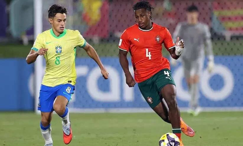 അണ്ടർ-17 ലോകകപ്പ്: പോർച്ചുഗൽ ഫൈനലിൽ, ആസ്ട്രിയയെ നേരിടും; പെനാൽറ്റി ഷൂട്ടൗട്ടിൽ തോറ്റ് ബ്രസീൽ അണ്ടർ-17 ലോകകപ്പ്: പോർച്ചുഗൽ ഫൈനലിൽ, ആസ്ട്രിയയെ നേരിടും; പെനാൽറ്റി ഷൂട്ടൗട്ടിൽ തോറ്റ് ബ്രസീൽ