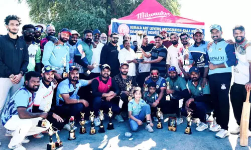 ക​ല കു​വൈ​ത്ത് ക്രി​ക്ക​റ്റ്‌ ടൂ​ർ​ണ​മെ​ന്റ്: ജ​ലീ​ബ്-​എ ടീം ​ജേ​താ​ക്ക​ൾ