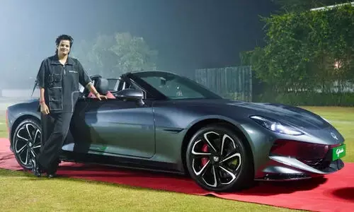 Shafali Verma owns MG Cyberster