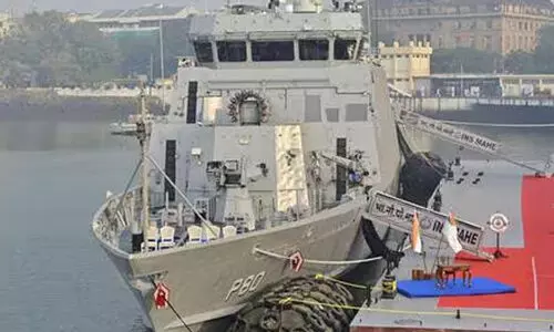 ഐ.എൻ.എസ് മാഹി നീറ്റിലിറക്കി; വേഗത്തിലും കരുത്തിലും മുന്നിൽ