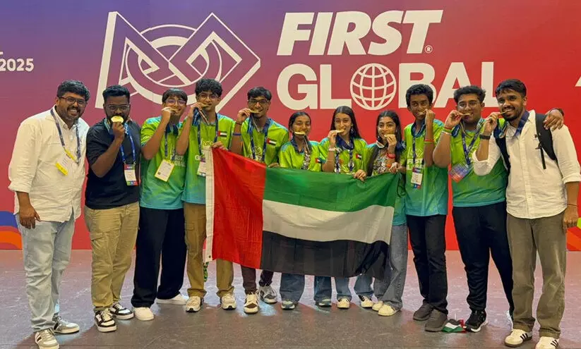 റോബോട്ടിക് ഒളിമ്പിക്സിൽ യു.എ.ഇക്ക് നേട്ടം; പിന്നിൽ മലയാളികളുടെ സ്റ്റാർട്ടപ് റോബോട്ടിക് ഒളിമ്പിക്സിൽ യു.എ.ഇക്ക് നേട്ടം; പിന്നിൽ മലയാളികളുടെ സ്റ്റാർട്ടപ്