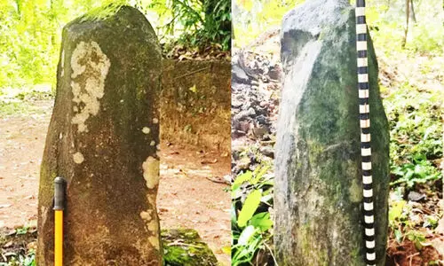 കുന്താപുരത്ത് ഇരുമ്പുയുഗ ശിലാഫലകങ്ങൾ കണ്ടെത്തി