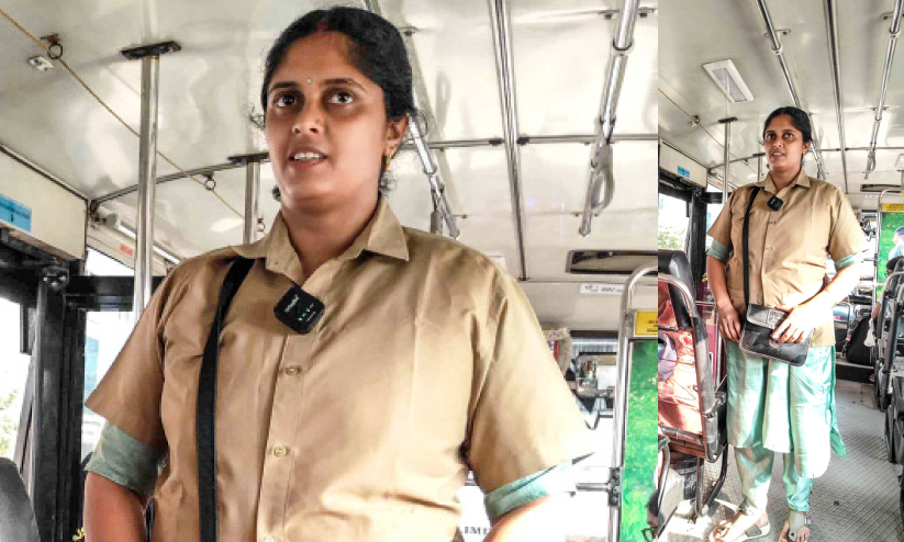 മംഗലംഡാം റൂട്ടിലെ കണ്ടക്ടർ മലയോര വാർഡിന്റെ സ്ഥാനാർഥി