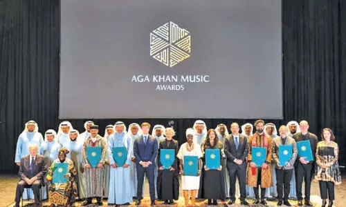 ‘ആ​ഗാ ഖാ​ൻ സം​ഗീ​ത പു​ര​സ്‌​കാ​രം 2025’ ബ​ഹ്‌​റൈ​ൻ ക്വ​ലാ​ലി ഫോ​ക്ക് ബാ​ൻ​ഡി​ന്