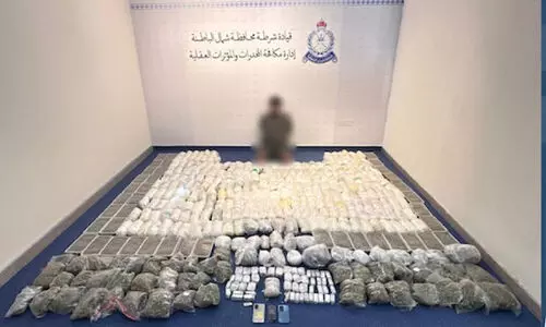 ഷിനാസിൽ മയക്കുമരുന്ന് കടത്താൻ ശ്രമം; പ്രതി പിടിയിൽ