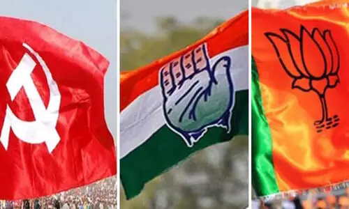 ഗു​രു​വാ​യൂ​ർ ന​ഗ​ര​സ​ഭ; തു​ട​രാ​ന്‍ എ​ല്‍.​ഡി.​എ​ഫ്, തി​രി​ച്ചെ​ത്താ​ന്‍ യു.​ഡി.​എ​ഫ്, പി​ടി​ച്ചെ​ടു​ക്കാ​ന്‍ ബി.​ജെ.​പി