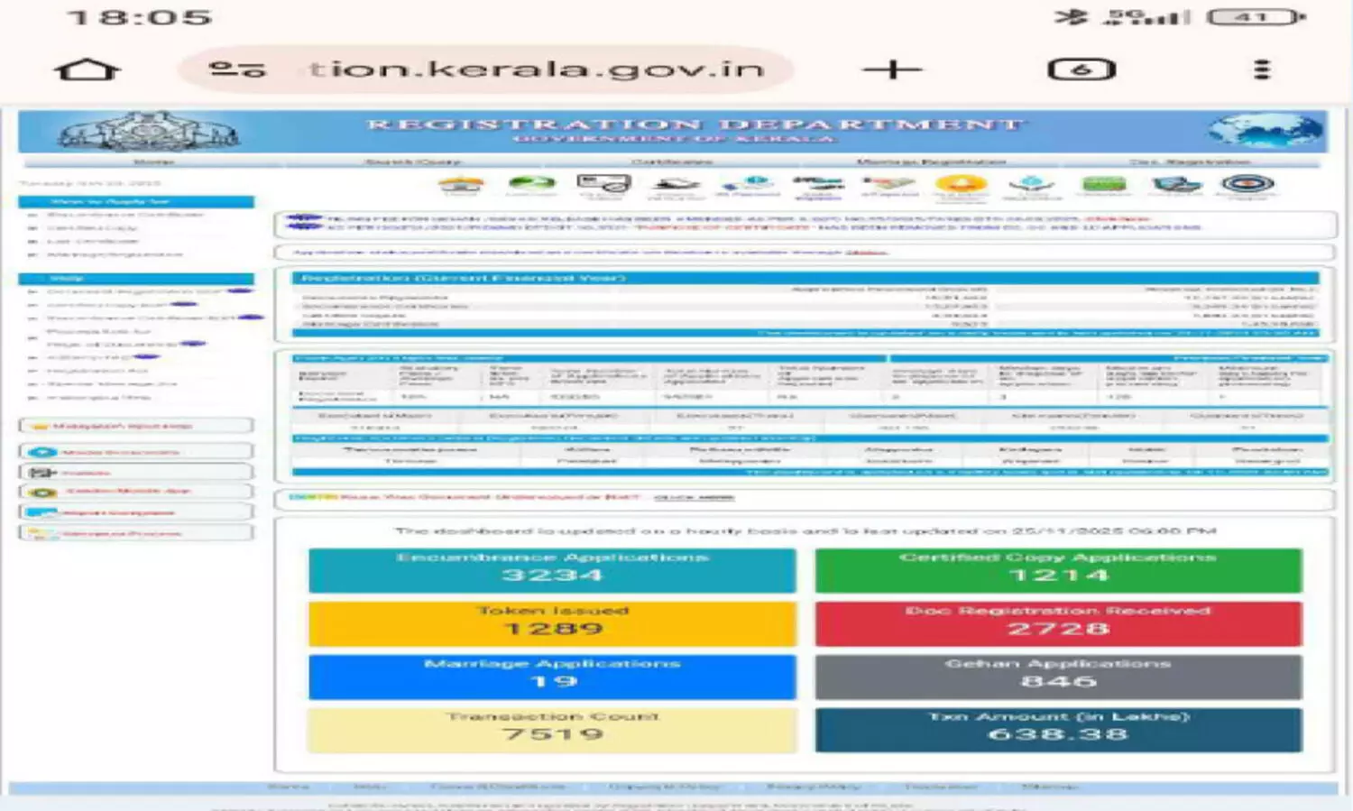 ആ​ധാ​രം ര​ജി​സ്ട്രേ​ഷ​ൻ വെബ് സൈ​റ്റ് പ​ണി മു​ട​ക്കു​ന്ന​ത് പ​തി​വാ​കു​ന്നു