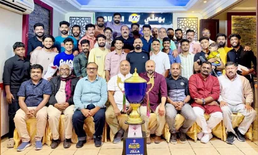 ബി.എം.ഡി.എഫ് ഫുട്ബാൾ ടീമിന് സ്വീകരണം ബി.എം.ഡി.എഫ് ഫുട്ബാൾ ടീമിന് സ്വീകരണം