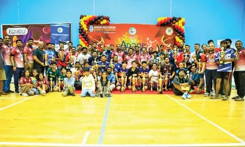 അടൂർ എൻ.ആർ.ഐ ഫോറം ബാഡ്മിന്റൺ ടൂർണമെന്റ് ആവേശകരമായി