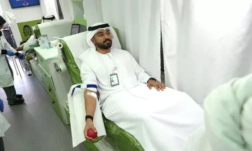 ദു​ബൈ ഇ​മി​ഗ്രേ​ഷ​ൻ ര​ക്ത​ദാ​നക്യാ​മ്പ് സം​ഘ​ടി​പ്പി​ച്ചു