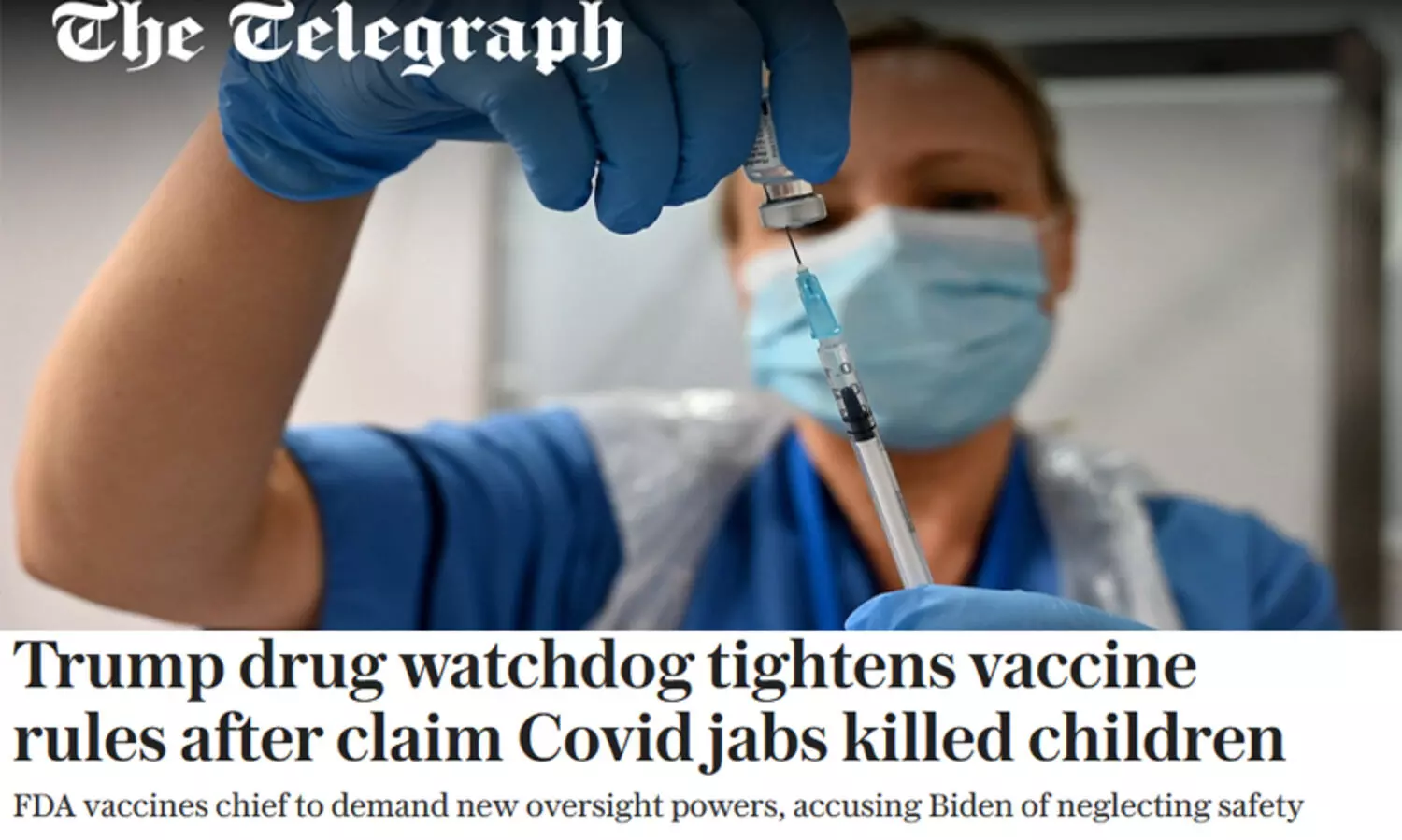 ‘കോവിഡ് വാക്സിനുകൾ കുട്ടികളെ കൊലപ്പെടുത്തി’; എഫ്.ഡി.എ റിപ്പോർട്ടിനു പിന്നാലെ വാക്സിൻ നിയമങ്ങൾ കർശനമാക്കാൻ ​ട്രംപ് ഭരണകൂടം