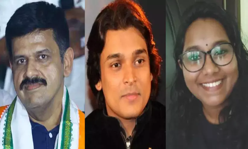 അതിജീവിതക്കെതിരെ സൈബർ അധിക്ഷേപം: ഒന്നാം പ്രതി മഹിള കോണ്ഗ്രസ് നേതാവ് രഞ്ജിത, സന്ദീപ് വാര്യര് നാലാം പ്രതി, രാഹുല് ഈശ്വര് അഞ്ചാം പ്രതി അതിജീവിതക്കെതിരെ സൈബർ അധിക്ഷേപം: ഒന്നാം പ്രതി മഹിള കോണ്ഗ്രസ് നേതാവ് രഞ്ജിത, സന്ദീപ് വാര്യര് നാലാം പ്രതി, രാഹുല് ഈശ്വര് അഞ്ചാം പ്രതി