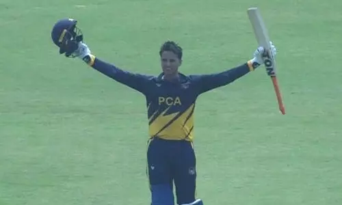 16 കൂറ്റൻ സിക്സറുകളോടെ അഭിഷേക് 52 പന്തിൽ 148, തകർത്തടിച്ച് പഞ്ചാബ്; 20 ഓവറിൽ പിറന്നത് 310 റൺസ്! 112 റൺസ് ജയം 16 കൂറ്റൻ സിക്സറുകളോടെ അഭിഷേക് 52 പന്തിൽ 148, തകർത്തടിച്ച് പഞ്ചാബ്; 20 ഓവറിൽ പിറന്നത് 310 റൺസ്! 112 റൺസ് ജയം