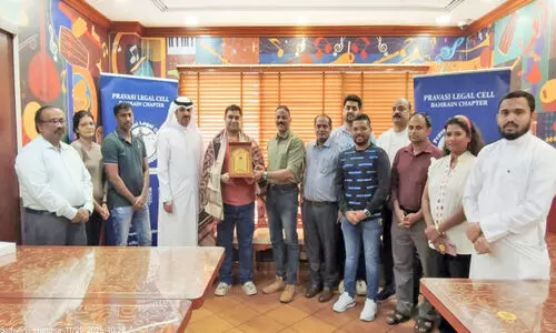 വി​കാ​സ് നാ​ഗ്യ​ക്ക് പ്ര​വാ​സി ലീ​ഗ​ൽ സെ​ൽ യാ​ത്ര​യ​യ​പ്പ് ന​ൽ​കി