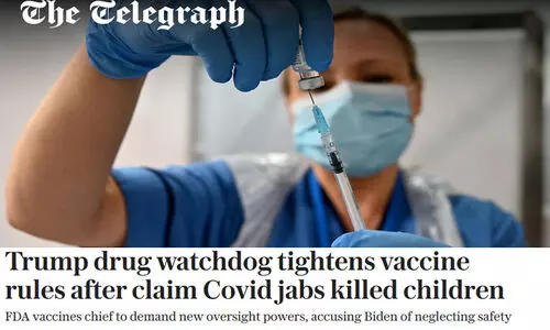 ‘കോവിഡ് വാക്സിനുകൾ കുട്ടികളെ കൊലപ്പെടുത്തി’; എഫ്.ഡി.എ റിപ്പോർട്ടിനു പിന്നാലെ വാക്സിൻ നിയമങ്ങൾ കർശനമാക്കാൻ ​ട്രംപ് ഭരണകൂടം