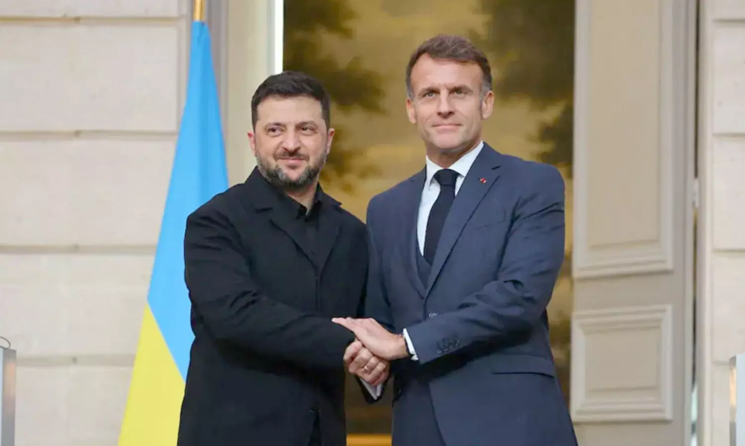 യു.എസ് സമാധാന പദ്ധതി: സെലൻസ്കി-മാക്രോൺ കൂടിക്കാഴ്ച നടത്തി