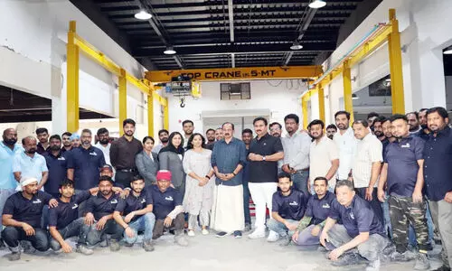 മ​ന്ത്രി ജി.​ആ​ർ. അ​നി​ൽ ഗ്രി​ൽ​ടെ​ക് സ​ന്ദ​ർ​ശി​ച്ചു