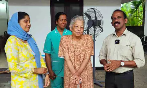 മകളേ, ഒരമ്മ ഇവിടെ കാത്തിരിക്കുന്നു; മും​ബൈ സ്വ​ദേ​ശി​നി​ക്ക് സ്നേ​ഹ​ത്ത​ണ​ലൊ​രു​ക്കി എ​ട​മു​ട്ടം ആ​ൽ​ഫ പാ​ലി​യേ​റ്റി​വ് കെ​യ​ർ