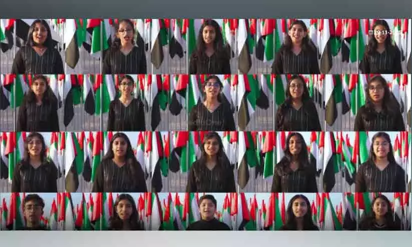 ദേ​ശീ​യ​ഗാ​ന​ത്തി​ന്​ വേ​റി​ട്ട അ​വ​ത​ര​ണ​വു​മാ​യി ‘ജോ​യ്​​ഫു​ൾ സി​ങ്ങേ​ഴ്​​സ്​’