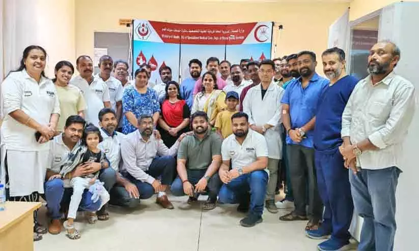 പ്ര​​ചോ​​ദ​​ന മ​​ല​​യാ​​ളി സ​​മാ​​ജം ര​ക്ത​ദാ​ന ക്യാ​മ്പ് സം​ഘ​ടി​പ്പി​ച്ചു