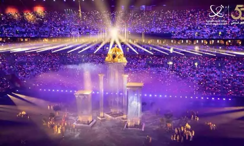 അ​റേ​ബ്യ​ൻ വി​ശ്വ​മേ​ള​ക്ക് വ​ർ​ണാ​ഭ​മാ​യ തു​ട​ക്കം