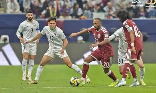 പ്രതിരോധമൊരുക്കി ഫ​ല​സ്തീ​ൻ വി​ജ​യം